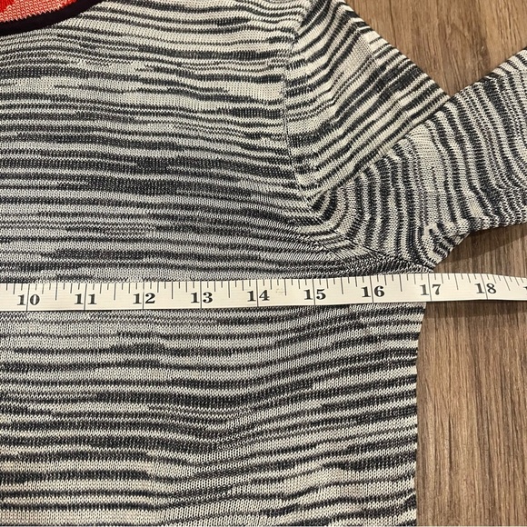 Tory Burch Arielle Turtle Neck Sweater Women’s XS Contrast Trim Preppy Designer - Picture 6 of 8